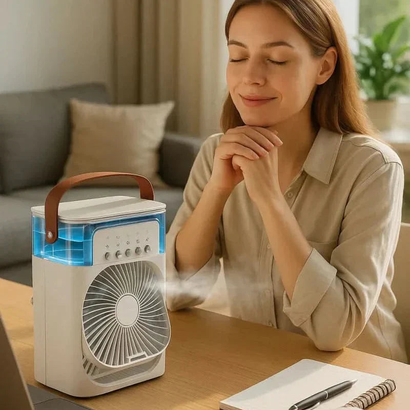CoolPod Compact Desktop Evaporative Mini Cooler For Personal Spot Relief
